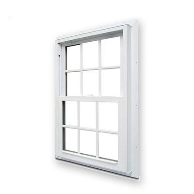 Customized Colors White PVC Frame Plastic UPVC Single Sliding Energy Vinyl Windows