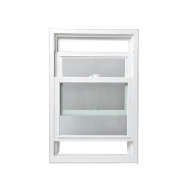 Upvc Window Vinyl Single Hung Vinyl Replacement Windows with Heat Insulation Advantage