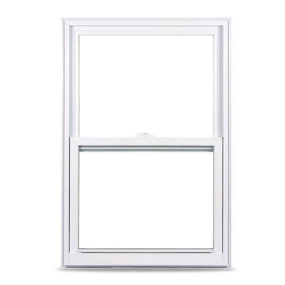 Upvc Window Vinyl Single Hung Vinyl Replacement Windows with Heat Insulation Advantage