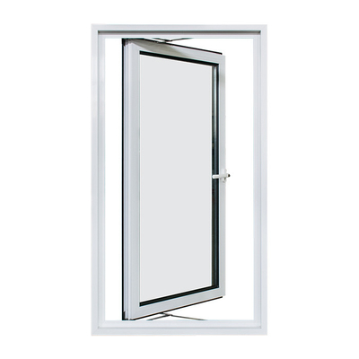 Aluminum Casement Windows for Houses in French Customized and Horizontal Open Type