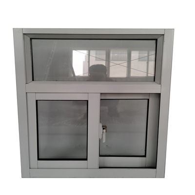 Horizontal Slide Up Windows for Office Buildings 3 Track Aluminium Sliding Window