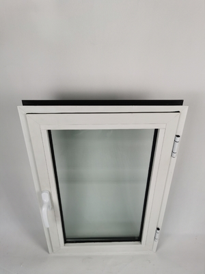 Single Panel Glass Louvers Fixed Aluminum Casement Window with Black Color Sub Frame