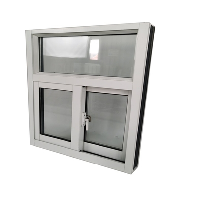 Magnetic Screen Aluminum Glass Sliding Windows with Sliding Opening and Security Grill