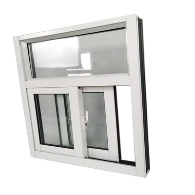 Magnetic Screen Aluminum Glass Sliding Windows with Sliding Opening and Security Grill