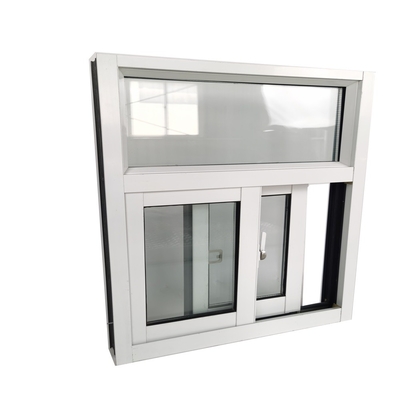 Magnetic Screen Aluminum Glass Sliding Windows with Sliding Opening and Security Grill