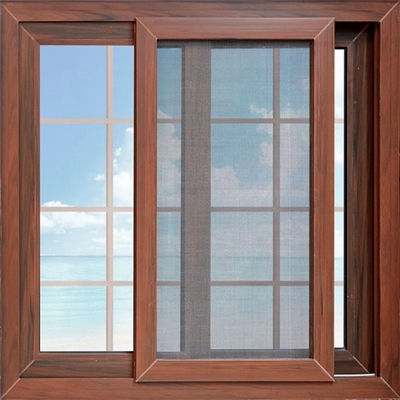 Horizontal Opening Pattern Pvc Sliding Window for Waterproof and Hanging Curtain Type