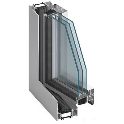 Thermal Break Aluminum Triple Glaze Casement Swing Windows and Soundproof Advantage