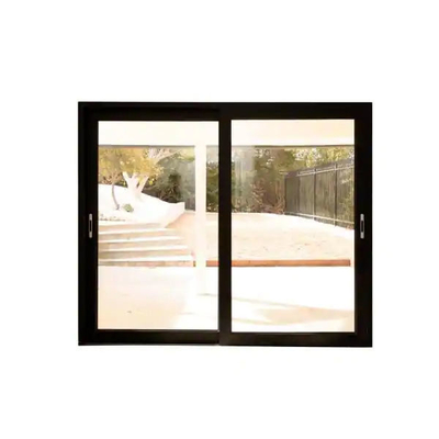 Hanging Curtain Type Aluminium Sliding Window with Shutter Windows 6063-T5 Profile