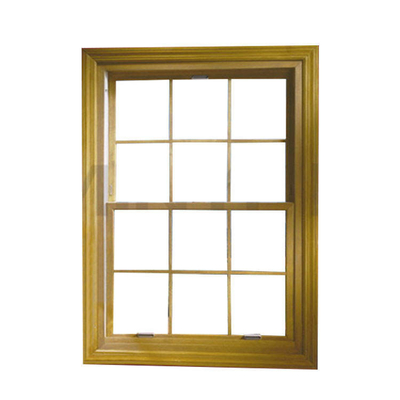 White PVC Raw Material UPVC Hung Window for Vertical Opening and Fiberglass Mesh Screen