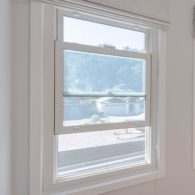 Silicone Sealant Sealing System PVC Frame Lift Up Window with Mosquito Net and Upvc Glass