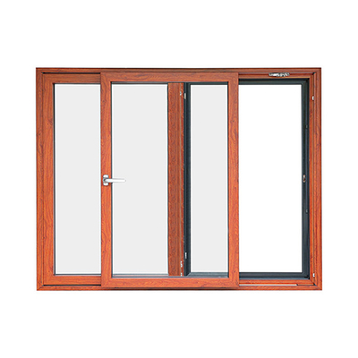Customized Low-E Glass Double Windows in Soundproof Aluminum Sliding Window for OEM