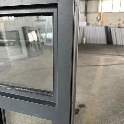 Windproof Casement Windows With Screens and Tempering Glass for Customizable Size