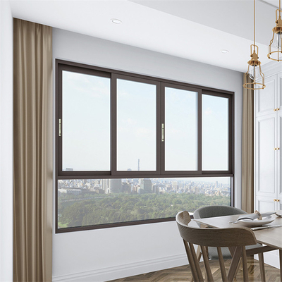 Modern Design Sliding Aluminium Window for Sound Proof and Passive House at Open Style