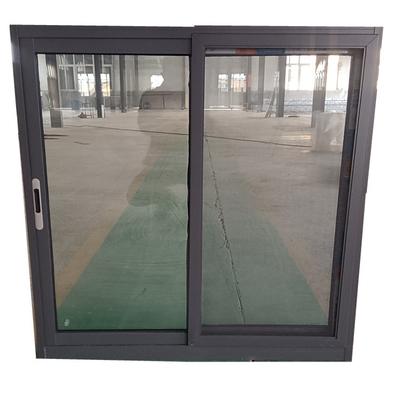 Customized Size Double Reflective Glass Doors for Hurricane Impact and Blind Residents