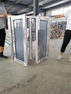Modern Design Black Casement Windows Swing Open in Modern Style for Upvc Window Roller