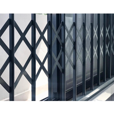 Customized Size Double Reflective Glass Doors for Hurricane Impact and Blind Residents