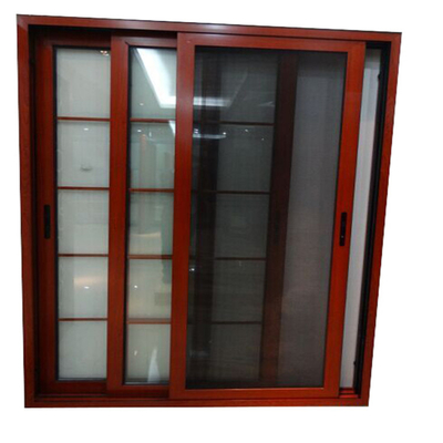 Customized Colors Aluminum Windows Arched Commercial Double Glass Vertical Aluminum Sliding French Type