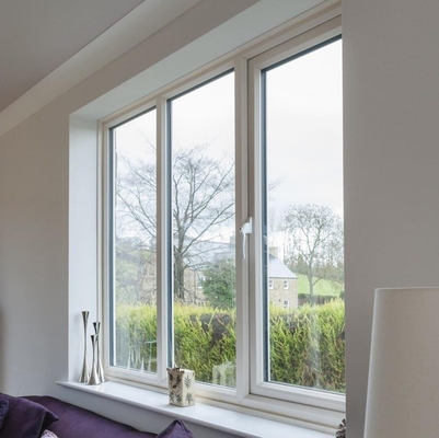 Interior Steel Casement Window Glass Type Tempering Upvc Double Glaze Black Workshop