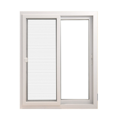 Door Profile Aluminum Art Window with Sliding Open Style and FiberGlass Screen Netting