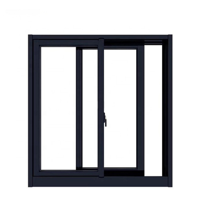 Modern Balcony Window with Custom Colors Aluminum Sliding Window in Design Style