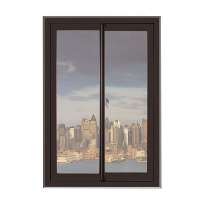 Modern Balcony Window with Custom Colors Aluminum Sliding Window in Design Style