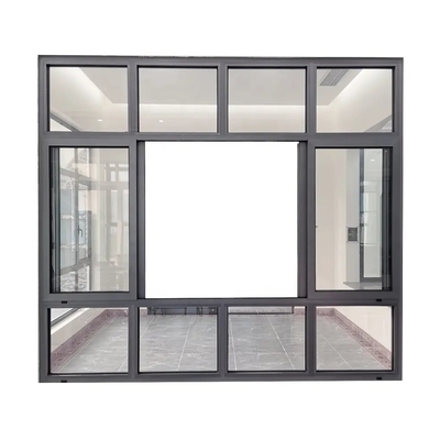 Double Glazed House Doors for Heat Insulation Function and Anodized Aluminum Material