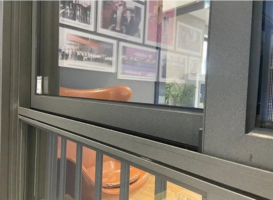 Double Glazed House Doors for Heat Insulation Function and Anodized Aluminum Material