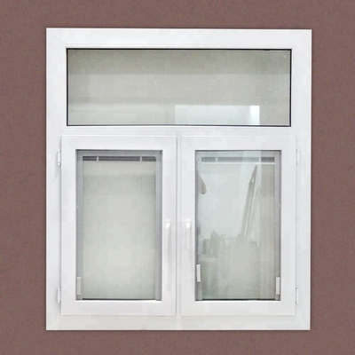 Insulated UPVC Casement Window Door with Security Mesh and Tempering Glass Advantage