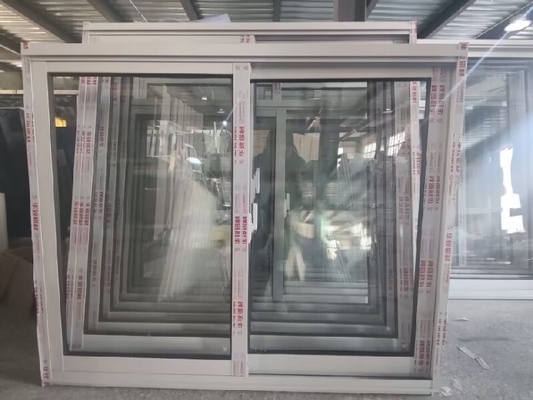 Folding Screen Black Color Sliding Aluminium Window for Heat Insulation Function
