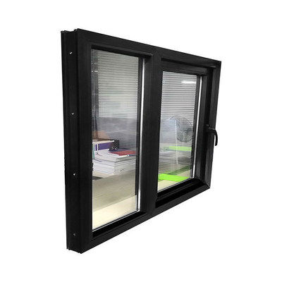 UPVC Casement Windows with Coustmer Requirement Glass Color in 60 x 48 Black House