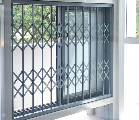 Horizontal Sliding Roof Courtyard Reception Window with 4 Panels and Anti-Theft Flange