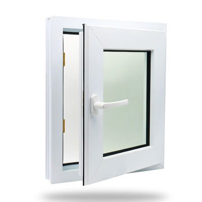 Modern House Window Low-E Glazing Germany Hardware UPVC Casement Window with Crank Handle