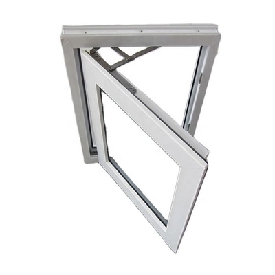 Modern House Window Low-E Glazing Germany Hardware UPVC Casement Window with Crank Handle