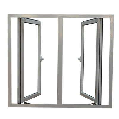 Modern House Window Low-E Glazing Germany Hardware UPVC Casement Window with Crank Handle