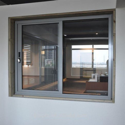 Easy Installation Sliding Window with 4 Panels Tempered Glass and Magnetic Screen