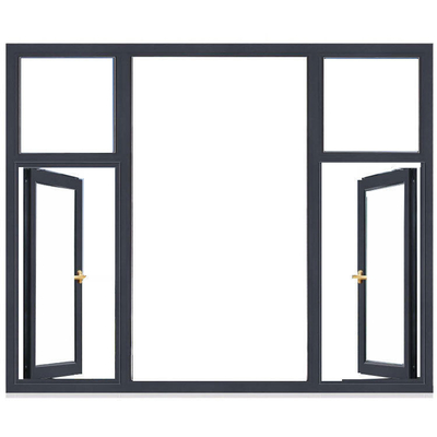 Customized Casement UPVC Windows and Doors for Modern House Fireproof Passive Window