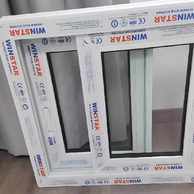 Magnetic Screen Custom Aluminium Sliding Window in Wide Design with Customized Colors
