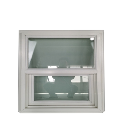 Plastic Frame Upvc Single Hung Window for Hurricane Protection and Lift Up Function