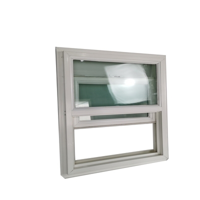 Plastic Frame Upvc Single Hung Window for Hurricane Protection and Lift Up Function