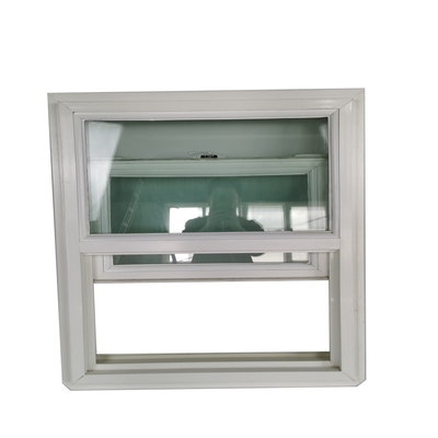 Plastic Frame Upvc Single Hung Window for Hurricane Protection and Lift Up Function