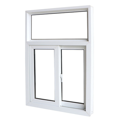 PVDF Vinyl Pvc Liding Door Window Blinds Between Glass Three Panel Window Sliding Window