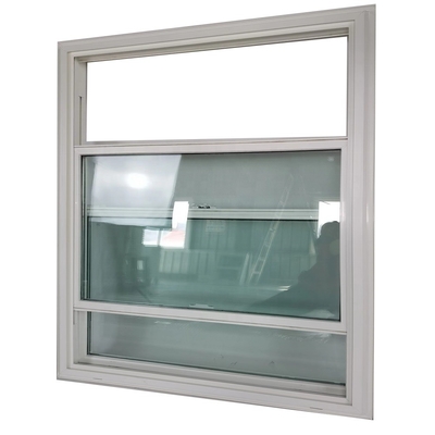 Modern Design Heat Insulation Vinyl Double Hung Windows with Pvc Frame and Mosquito Net