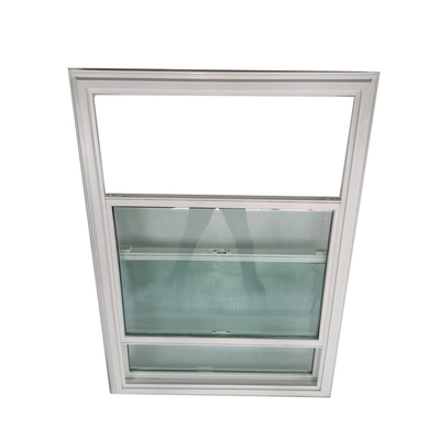 Modern Design Heat Insulation Vinyl Double Hung Windows with Pvc Frame and Mosquito Net