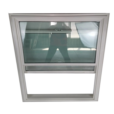 Modern Design Heat Insulation Vinyl Double Hung Windows with Pvc Frame and Mosquito Net