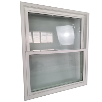 Customized Size PVC Double Glazed Vinyl Double Hung Cabin Window with Modern Design