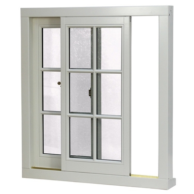 Sliding Curtain Type Window Upvc Profile European Style Double Glazed Sliding Window