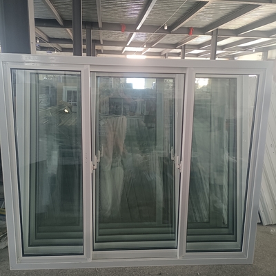 Customized Colors Sliding Curtain Type Soundproof Grid Vinyl Plastic Glass Slide Doors