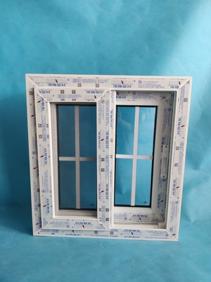 Customized Colors Sliding Curtain Type Soundproof Grid Vinyl Plastic Glass Slide Doors