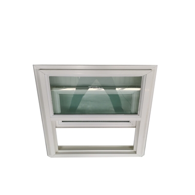 Tinted Glass Single Hung Pvc Frame Mosquito Net Windows for Vertical Opening Pattern