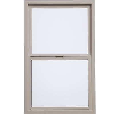 Energy-Saving Vinyl Double Hung Windows with Low-E Coating Glass and PVC Frame